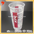 Лучшее качество, привлекательный Custom Printing 450 мл прозрачный пластиковый стаканчик
